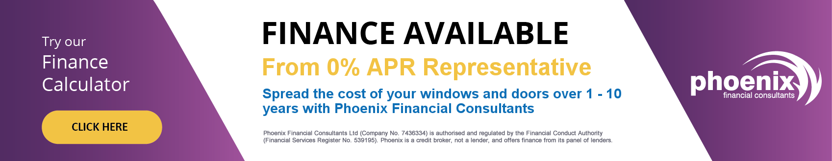 Finance available through Phoenix